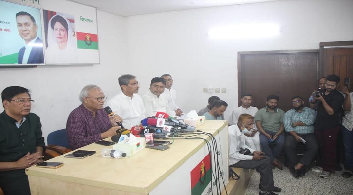 খায়রুল হক-আসাদুজ্জামান এখনো কেন গ্রেপ্তার হচ্ছে না, প্রশ্ন রিজভীর